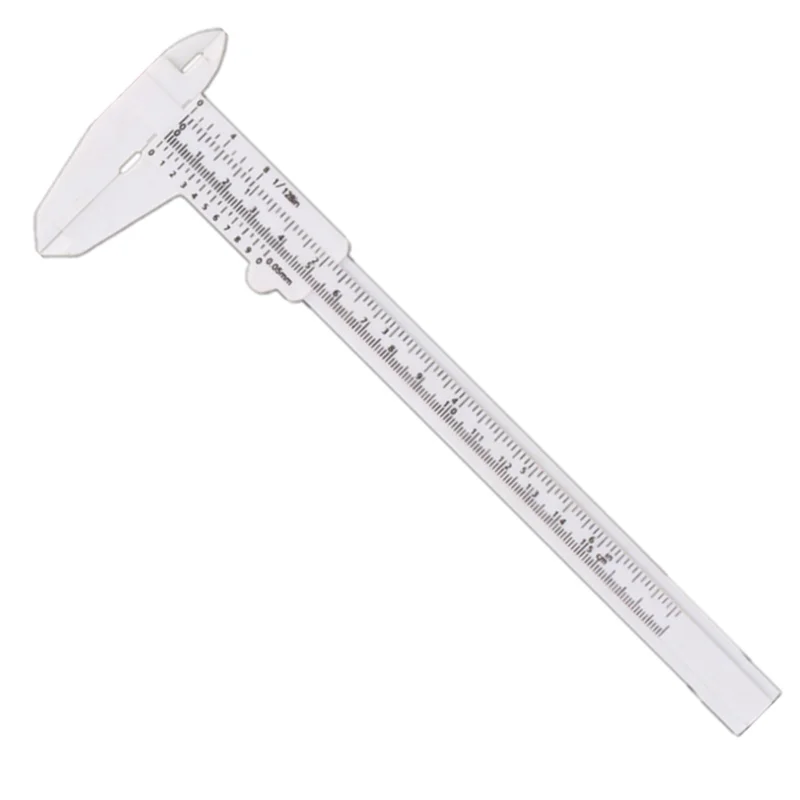 0 150mm/ 6" 0.05mm Vernier Caliper Accuracy Plastic Lightweight Sliding