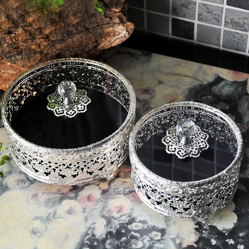 Metal Polishing Curve Jewelry Box European Ring Boxes Princess Earrings Bracelets Necklaces Organizer Zinc Alloy Storage Box Metal Polishing Curve Jewelry Box European Ring Boxes Princess Earrings Bracelets Necklaces Organizer Zinc Alloy Storage Box