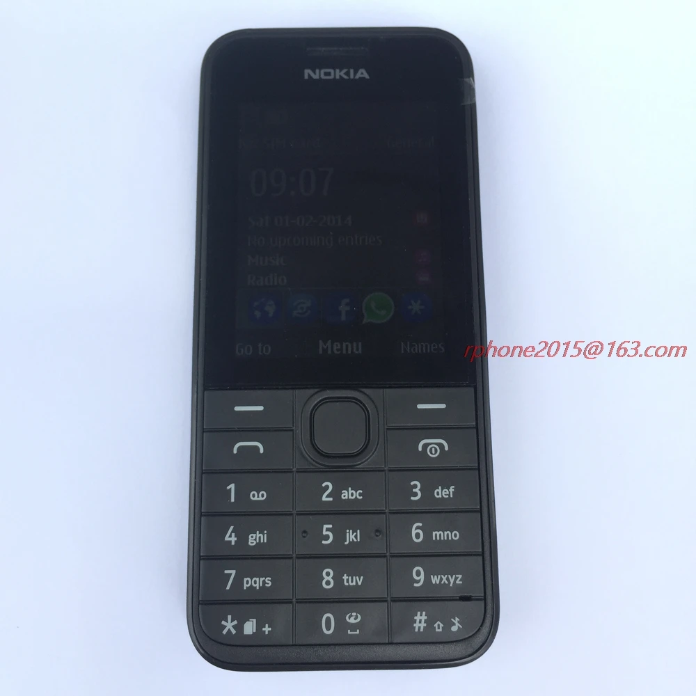 

Refurbished Original NOKIA 208 Single Sim Version Phone GSM Good Quality Unlocked Mobile Phone & Hebrew keyboard