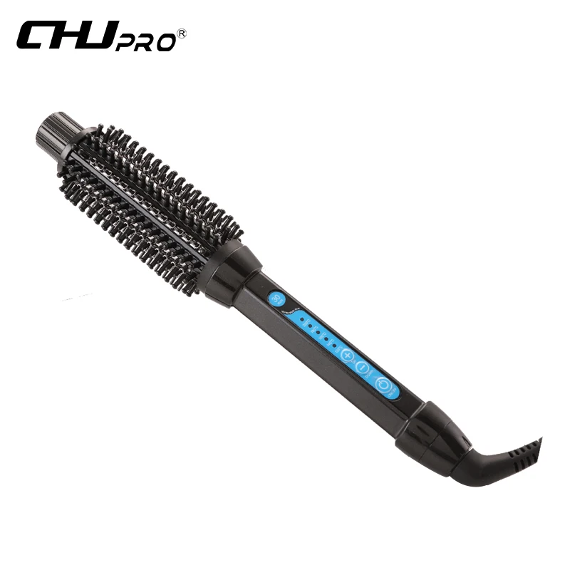 Hair Straightener Brush Comb Curling Iron Ceramic Styling Tools Short Hair Big Wave Curly Electric Hair Curler Styling Tool