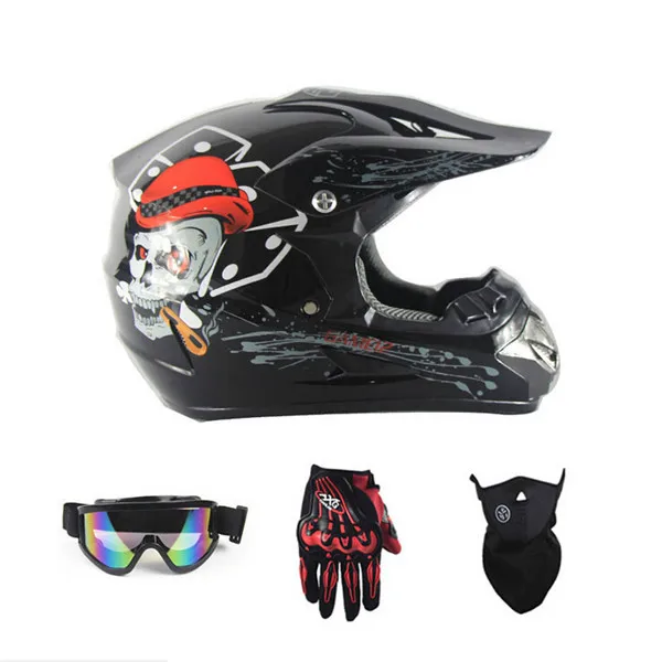 3 подарка мотоциклетный rcycle шлем Мужской Мото шлем наивысшего качества capacete moto cross бездорожье moto cross шлем гоночный шлем kruis helm - Цвет: Слоновая кость