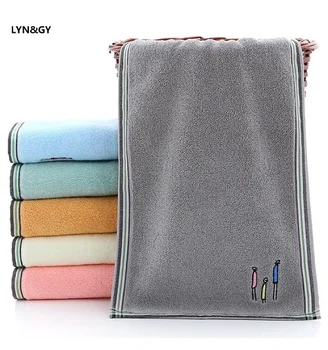 

Cartoon 34x74cm Family 100% Luxury Cotton Face Towel Washcloth Highly Absorbent Extra Soft Hand Towels for Home Sport Gym Spa