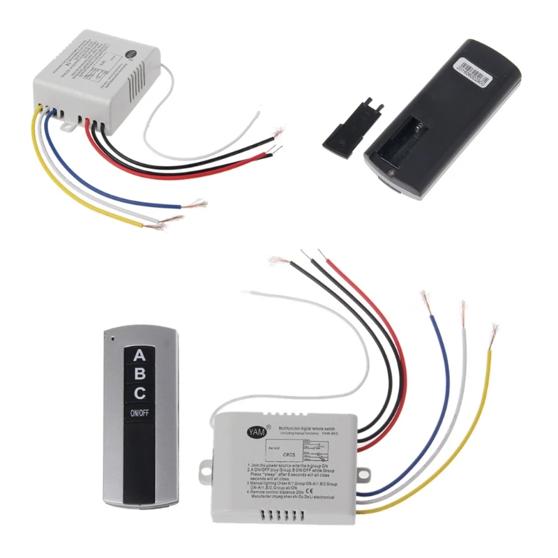 Wireless 1 Channel 2 Channel 3 Channel ON/OFF Lamp Remote Control Switch Receiver Transmitter Drop - 32836438390 Wireless 1 Channel 2 Channel 3 Channel ON/OFF Lamp Remote Control Switch Receiver Transmitter Drop - 32836438390