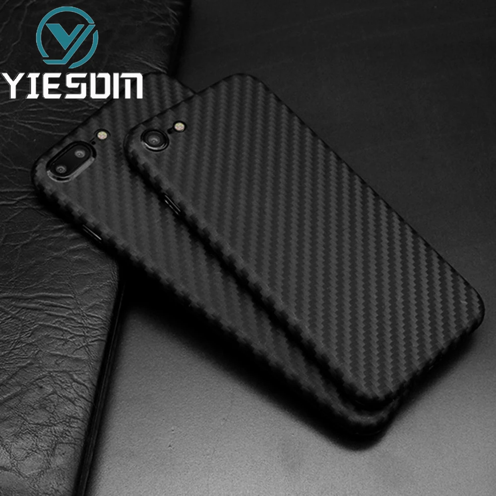 1 YIESOM Carbon Fiber Soft Silicone TPU Phone Case For iPhone X 6 6S 7 8 Plus Back Cover Coque Ultra Thin Case For iPhone X 10