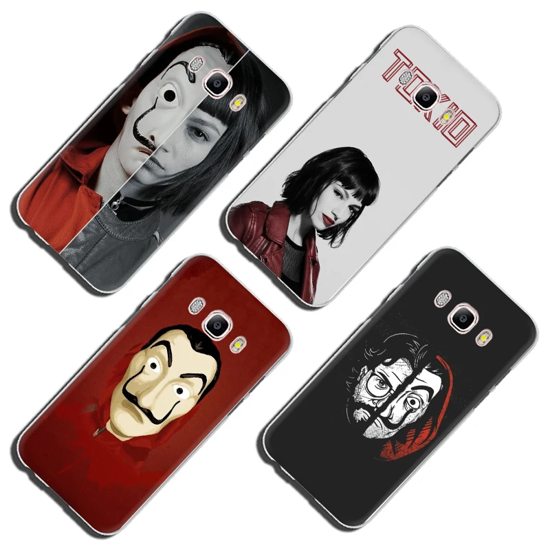 La Casa de Papel жесткий чехол для телефона Samsung GaLaxy J6 J7 J1 J2 J3 J5 2015 2016 2017 Prime|Бамперы| |