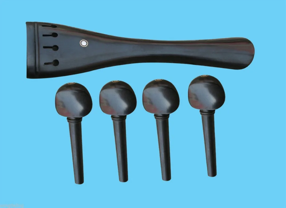 New 4/4 Cello parts, Top grade solid wood Cello tailpiece pegin Cello