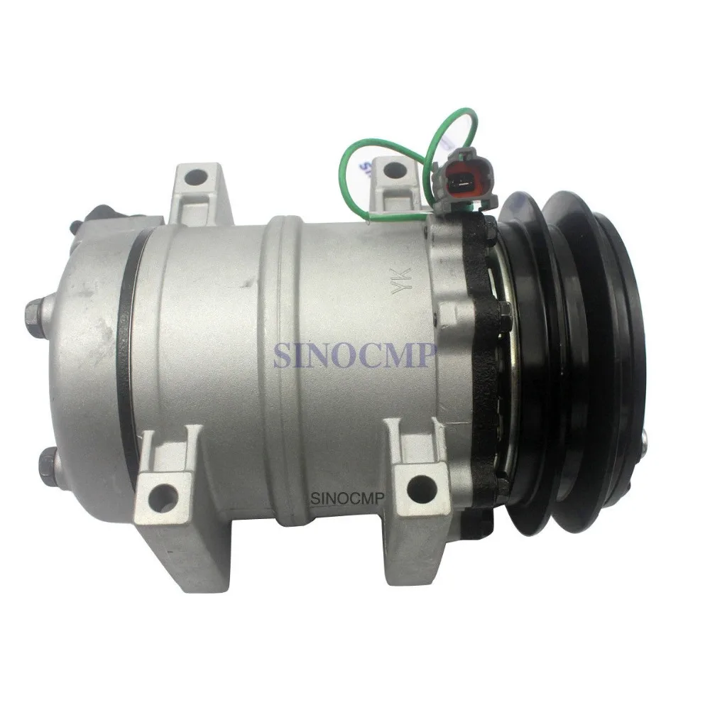 DC 24V EX200 2 3 компрессор кондиционера 92600 20Y010 506491 8101 281 для экскаватора Hitachi гарантия 6