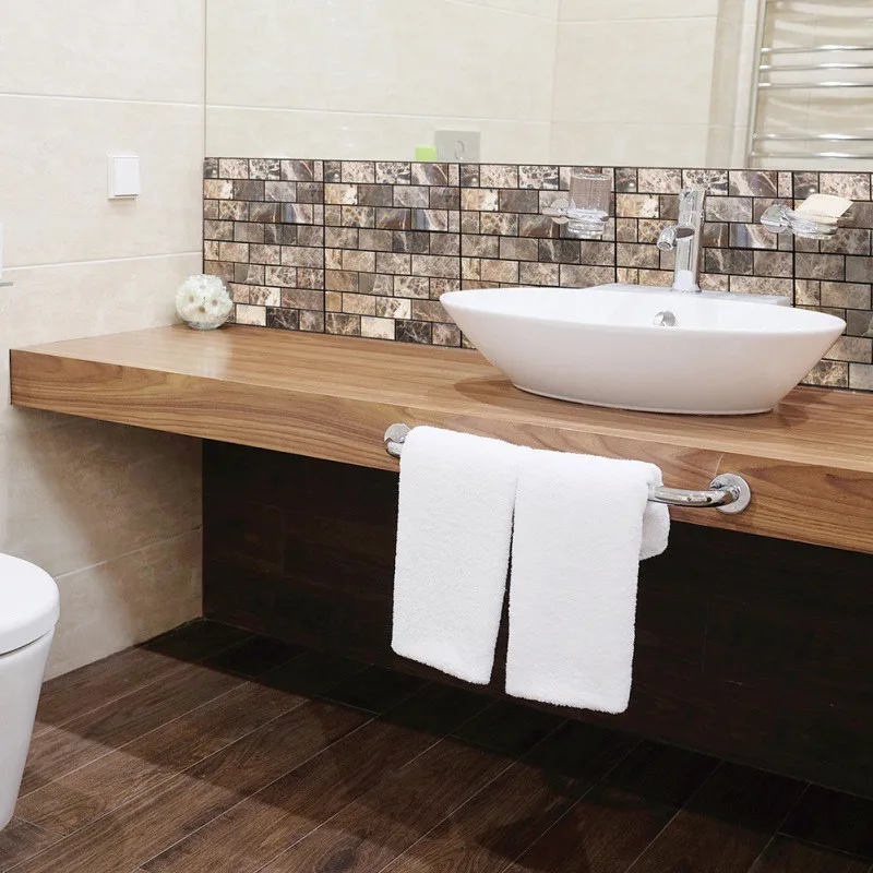 

Three-dimensional 3D Ceramic Tile Sticker PVC Anti-collision Waterproof Wall Stickers Household Decoration