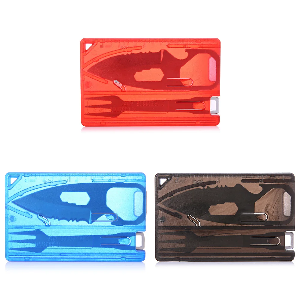 

3PCMultifunctional Survival Tool Card Knife and Forks