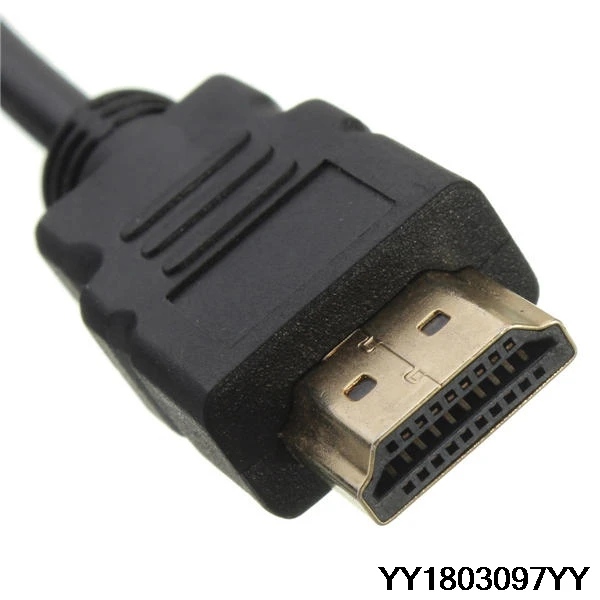HDMI to VGA Adapter Cable HDMI to VGA Converter Adapter for PS3 PS4 Laptop TV Box HDTV XBOX Support 1080P with Audio Cable HDMI to VGA Adapter Cable HDMI to VGA Converter Adapter for PS3 PS4 Laptop TV Box HDTV XBOX Support 1080P with Audio Cable