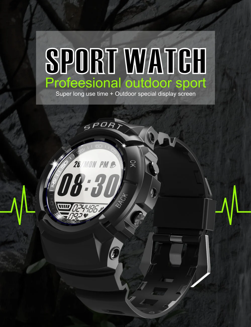 Sport Montre intelligente Homme IP68 étanche