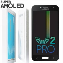 5,0 ''Супер AMOLED Замена для SAMSUNG Galaxy J2 Pro J250 J250F SM-J250 кодирующий преобразователь сенсорного экрана в сборе