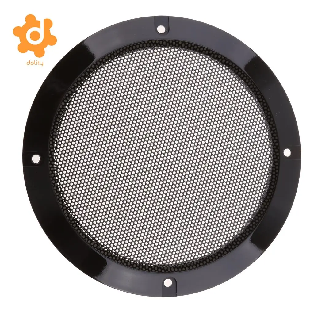 6.5 Inch Replacement Round Speaker Protective Mesh Cover Case with 4 pcs Screws
