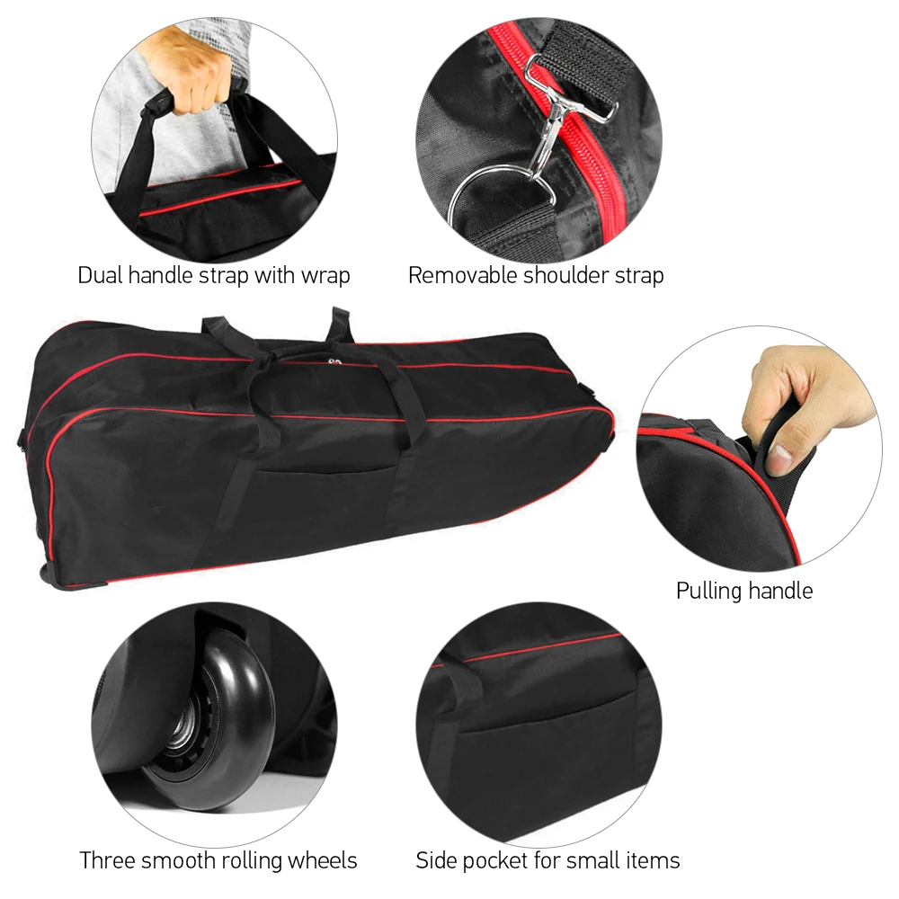 

Foldable Carry Bag for Xiaomi Mjia M365 Electric Scooter Large Capacity Carrier Transport Roller Bag with Wheels