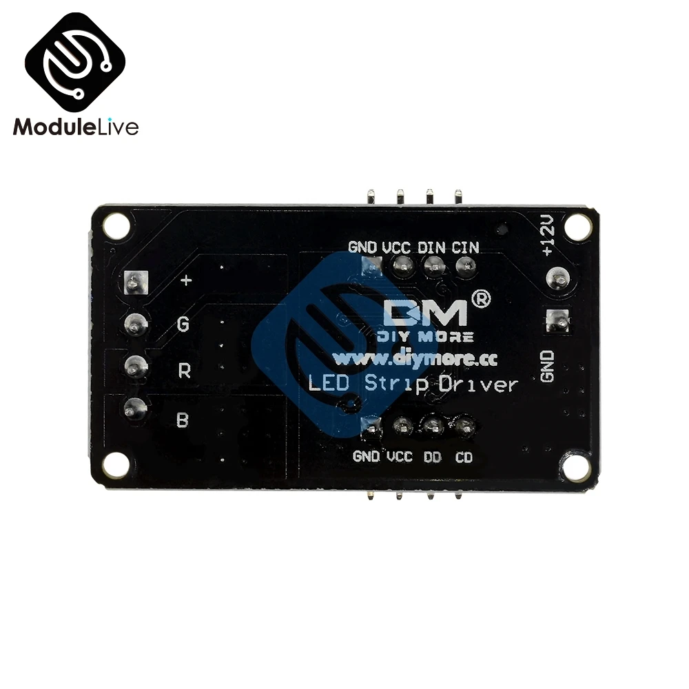 Для MCU Системы Светодиодные ленты модуль драйвера v1.0 для Arduino STM32 AVR 12VDC полный Цвет RGB для Arduino UNO R3 доска