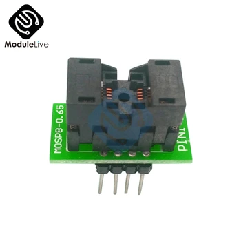 

New MSOP8 To DIP8 MCU Test IC Socket Programmer Adapter Socket MO