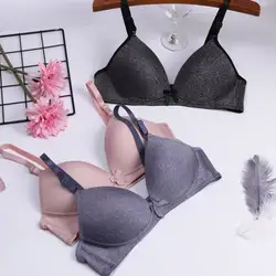 Сексуальные бюстгальтеры хлопка Для женщин бесшовных Push-Up Bra белье ультра-тонкие чашки без косточек бюстгальтер женский нижнее белье