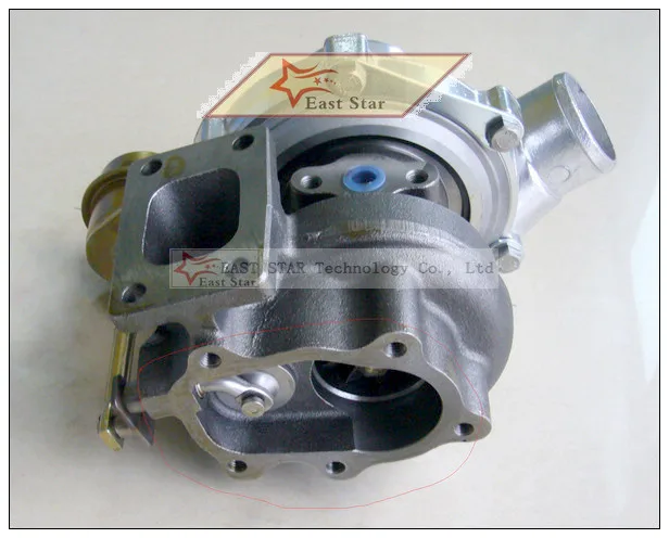 Турбокомпрессор GT28/GT2870/AR 60/64/T25 для Nissan 180SX/S13 5 болтов с водяным охлаждением|turbocharger