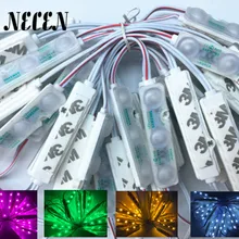 50 шт SMD5730 3 светодиодный модуль Водонепроницаемый 1,2 Вт/шт. DC12V светодиодный модуль SAMSUNG чип