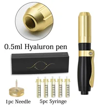 Горячая 0,3 мл/0,5 мл Золотая гиалуроническая кислота ручка гиалурон Пистолеты для губ наполнитель против морщин лифтинг губ acide Hyaluronique инъекции