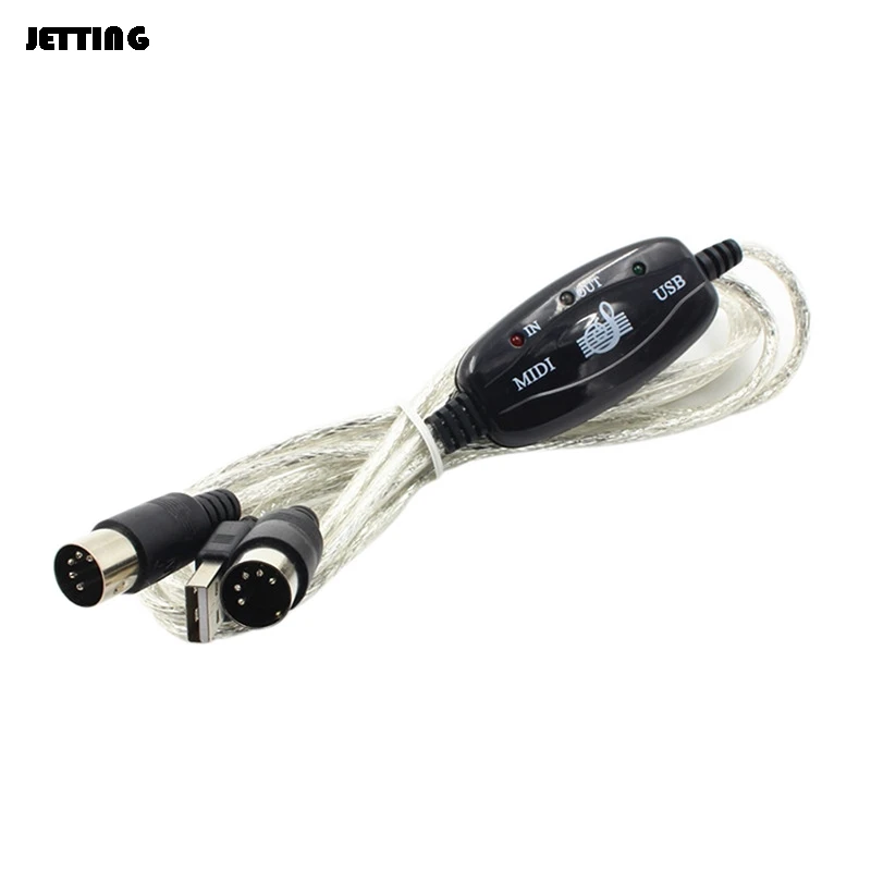 

Electronic Drum Music MIDI to USB Interface Cable Adapter for Keyboard