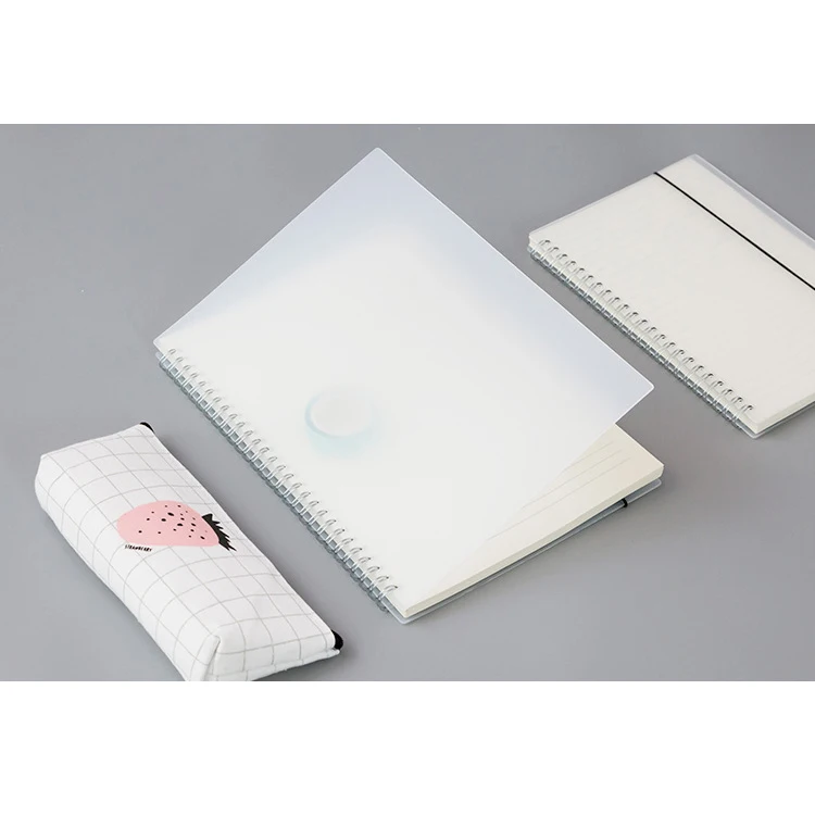 MaoTu прозрачный твердый переплет А5 А6 проволочный блокнот на спирали, дневник, переплет, дневник с точечной сеткой, альбом для зарисовок, офисный и школьный блокнот
