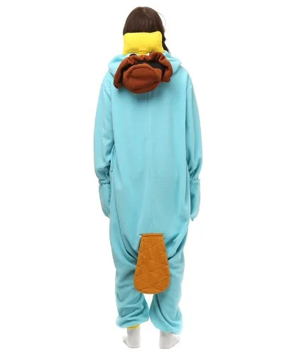 Пижама Perry the Platypus Kigurumi синяя ночная рубашка популярный костюм на Хэллоуин