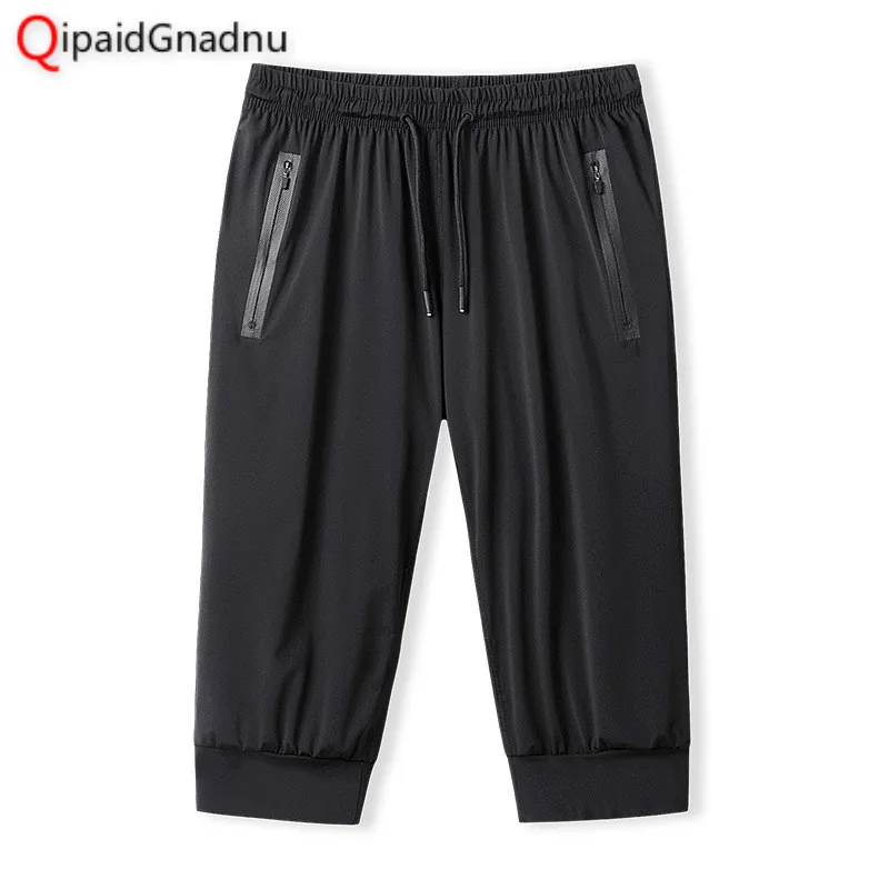 

2019 Brand Men Summer Big Size 8XL Shorts Men New Board Shorts Solid Breathable Elastic Waist Male Casual Short Men Streetwear