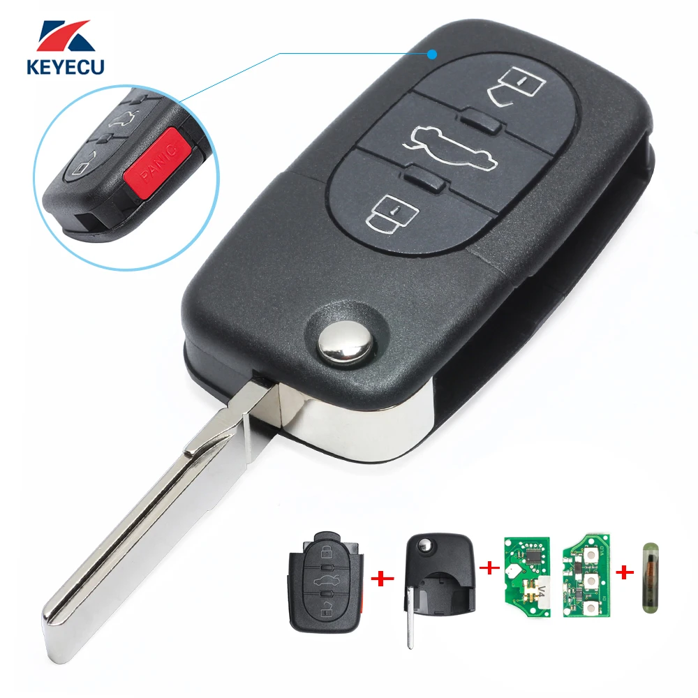 Remote control key audi