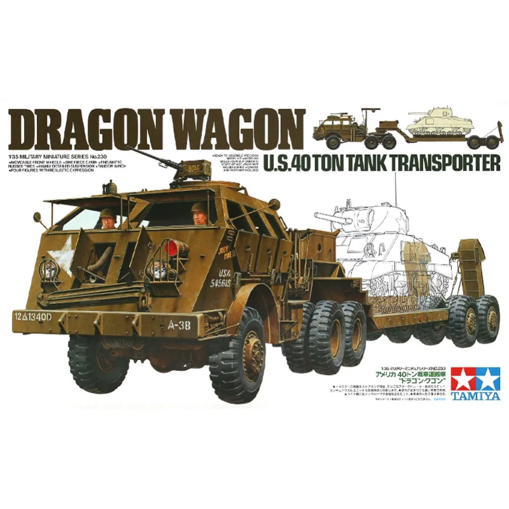 Tamiya VEHICULO DE Transporte DE Tanques Dragon Wagon