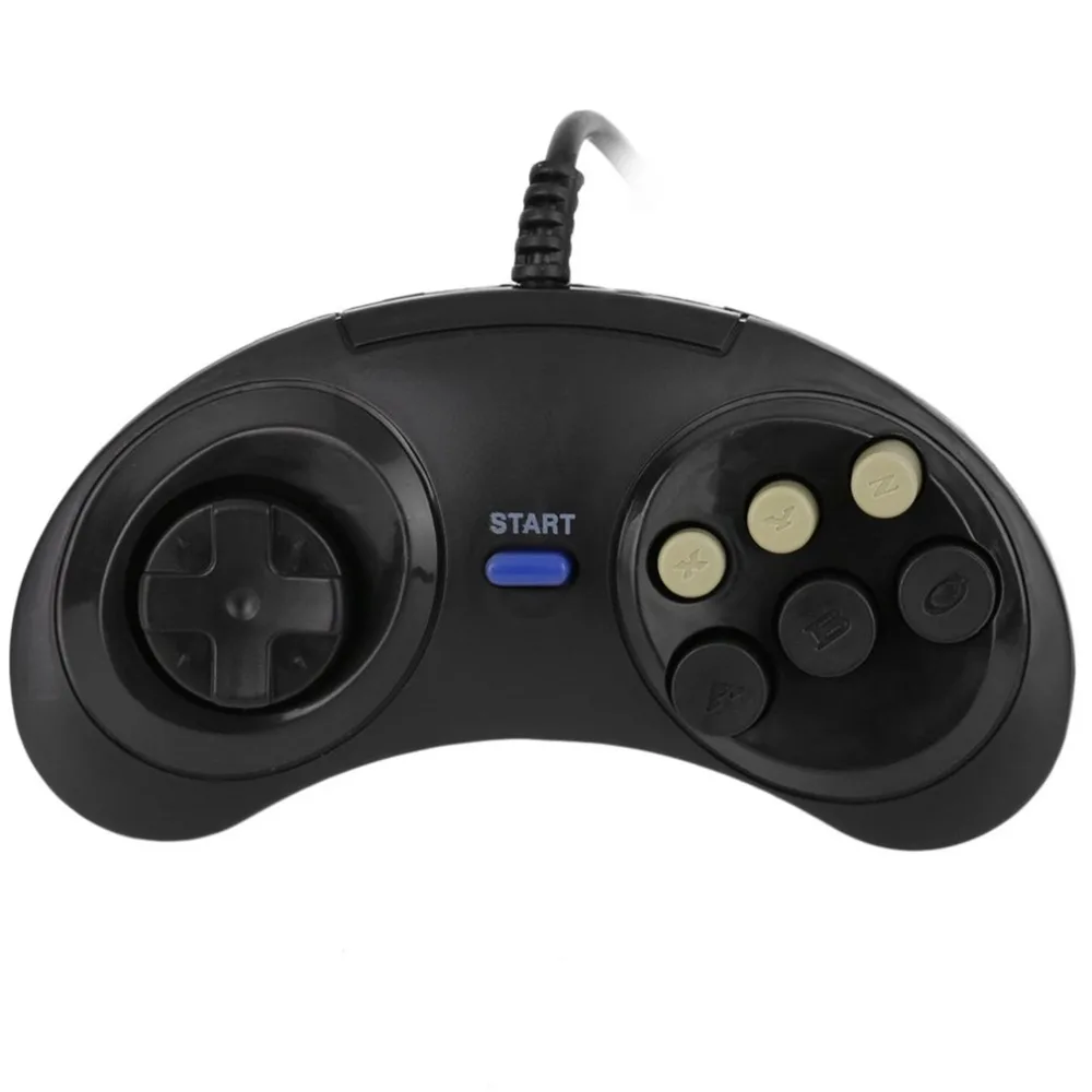 NEW Six Buttoms Gaming Game handle controller Command Pad gamepad Plastic Accessories For Sega Megadrive