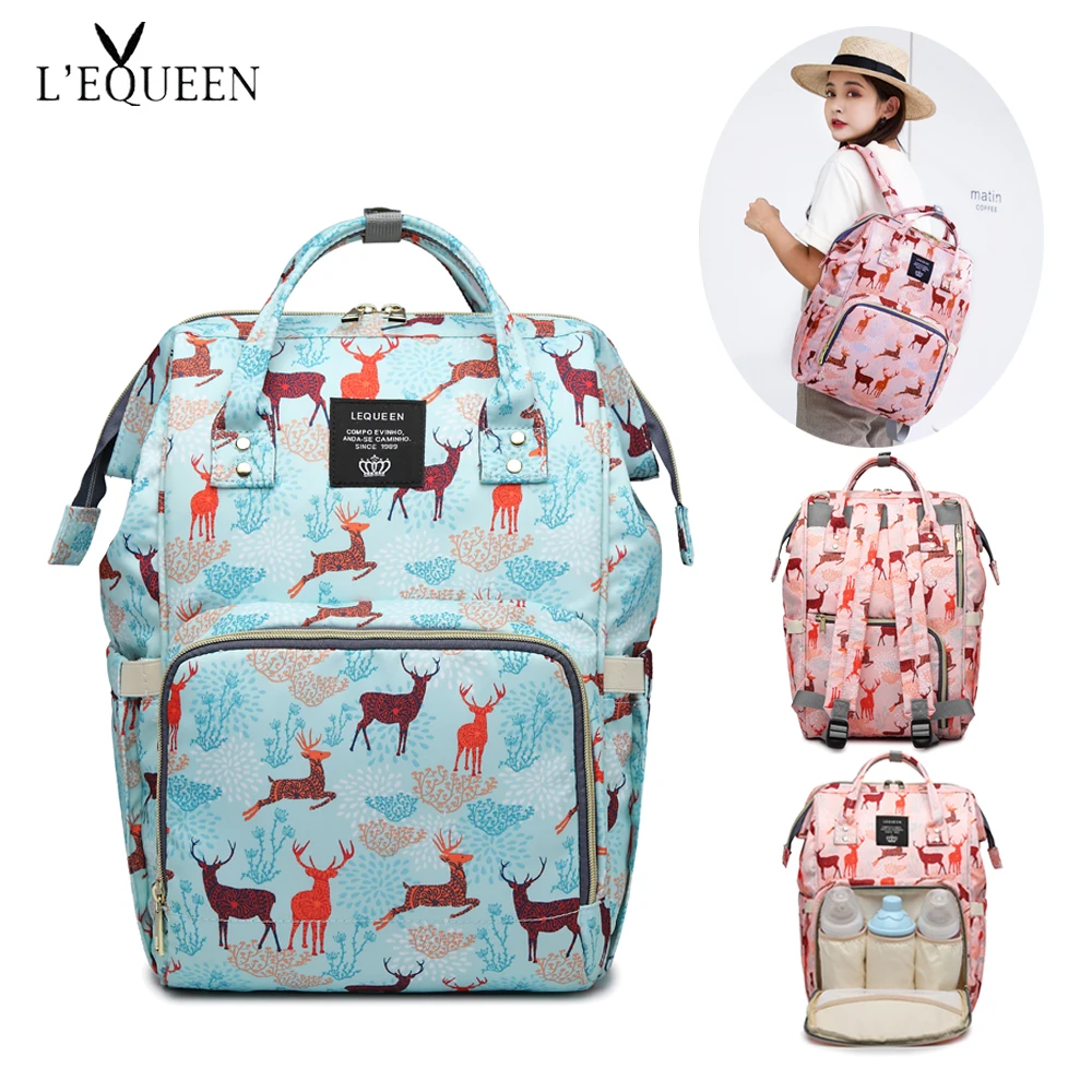 

anne bebek cantalari lequeen Nappy Bag Large Capacity diaper bag Bolsa Maternidade Designer Nursing Bag For Mother Baby Diaper