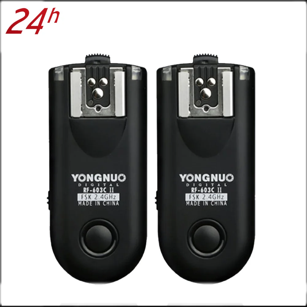 Горячий Yongnuo RF603 II C1 C3 триггер вспышки 2 RF603C II трансивера для CANON 1000D/450D/400D/750D/760D/600D/500D/550D/650D/700D