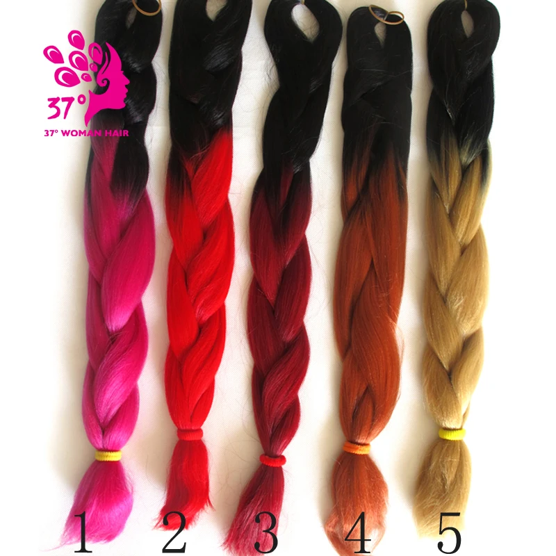 box braids hair ombre kanekalon braiding hair xishixiu hair (43)