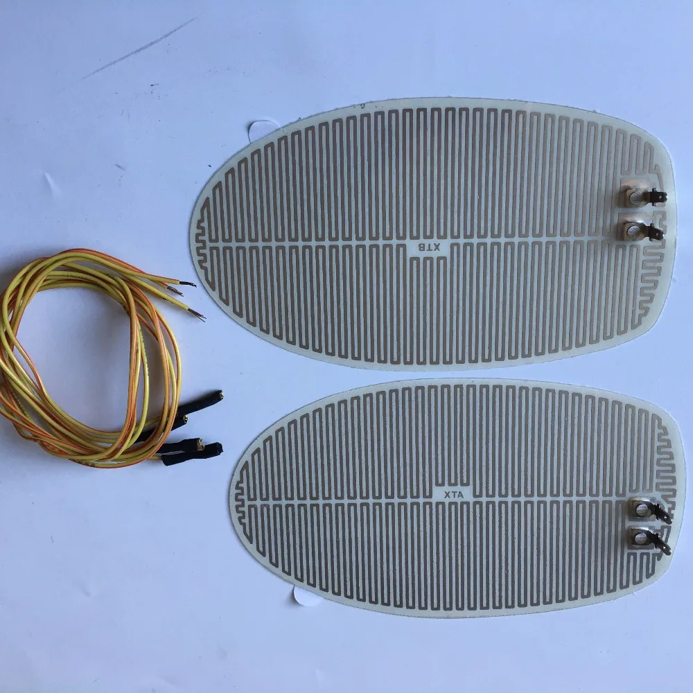 A pair14.5*8cm Car rearview mirror heater electric heated side mirror electric heated coil modified covers