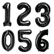 40 inch Black Number Foil Balloons Digit Helium Balloon Birthday Party Decorations Wedding Ballon Halloween Decor Party Supplies 40 inch Black Number Foil Balloons Digit Helium Balloon Birthday Party Decorations Wedding Ballon Halloween Decor Party Supplies