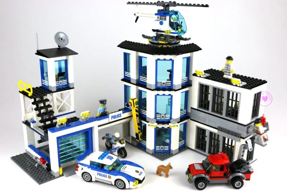 New City Police Station fit legoings city swat police figures Building Blocks Bricks Model 60141 gift kid kids boys diy Toys New City Police Station fit legoings city swat police figures Building Blocks Bricks Model 60141 gift kid kids boys diy Toys