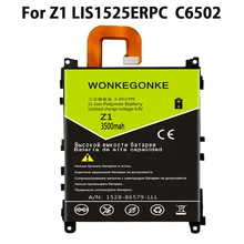 WONKEGONKE LIS1525ERPC для sony Xperia Z1 L39H C6902 C6903 аккумулятор высокого качества аккумуляторные батареи для мобильных телефонов