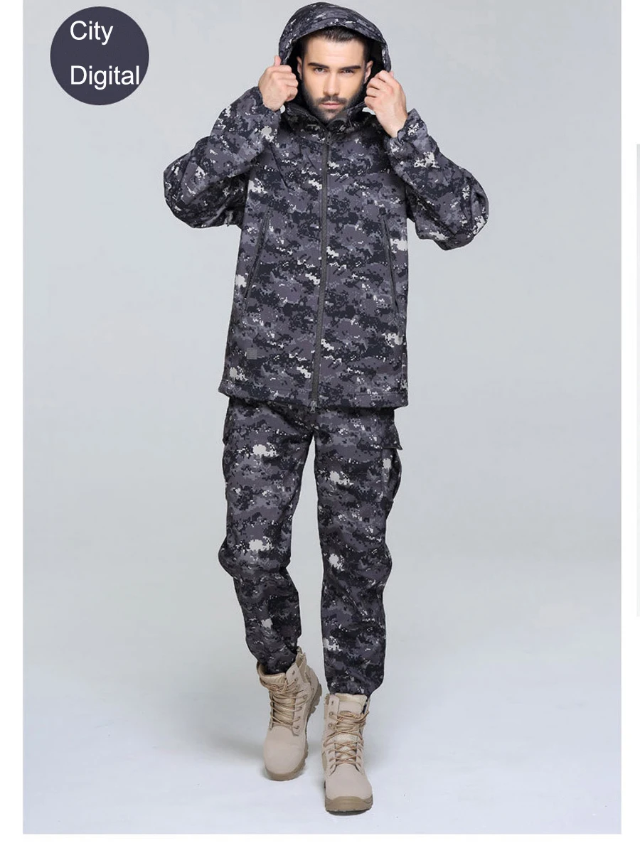 Ice Winter Suit Fly Fishing Clothes Camouflages Men (2)
