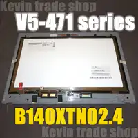 Free shipping 14" inch led Digitizer Assembly Display matrix for Acer V5 471P V5-471P V5-431P v7-482pg Laptop LCD touch screen