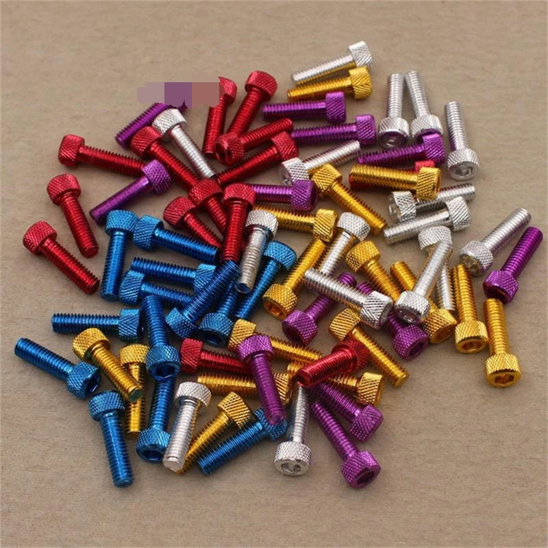 

10PCS colorful universal 6MM racing motocross part kit fairing dirt pit bike moto fixing Nuts Bolts accessories motorcycle screw