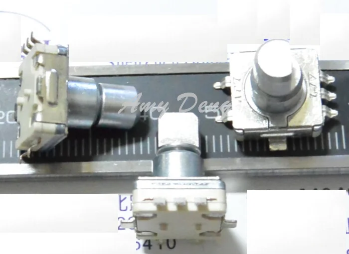 

20pcs/lot EC11 type chip encoder with switch 20 posioning handle long 12mm vehicle DV volume potentiometer