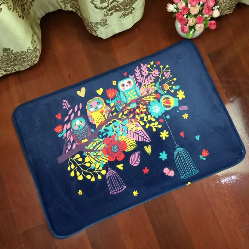 Alfombra de franela de dibujos animados para niños, Alfombra de