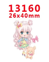 13160 30 шт мультфильм персонаж плоское украшение из смолы PR 12858 - Цвет: 13160
