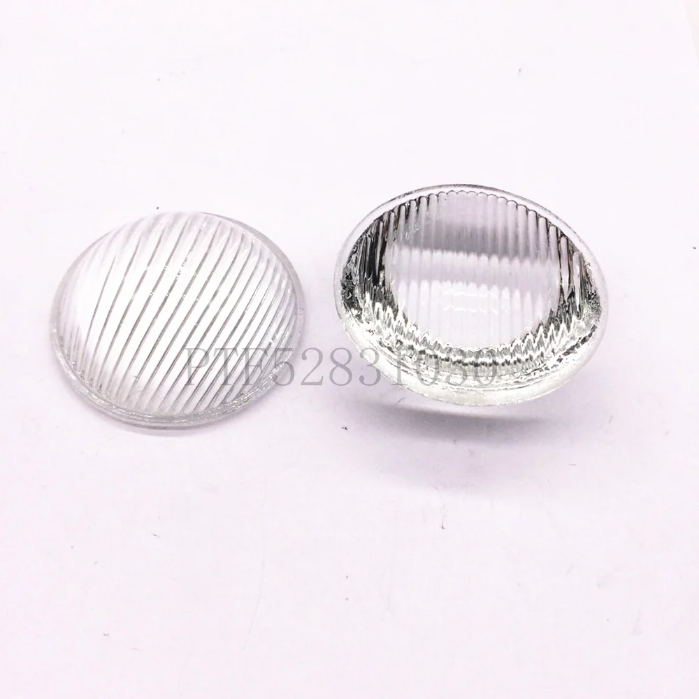 

Motorcycle lamp Glass lenses 51MM Stripe ,LED optical glass lens, power LED convex lens