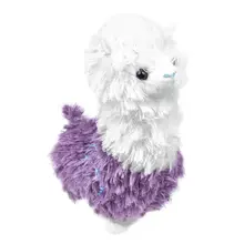 HOT Cute Grass Mud Horse Llama Alpaca Sheep Fleece Stuffed Plush Doll Toys Purple 20cm