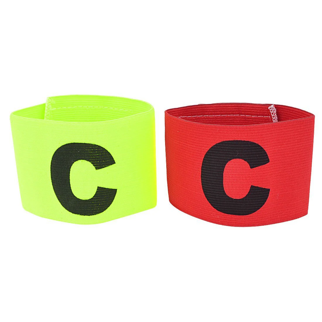 

Game Elastic football captain's armband badge 2 green yellow