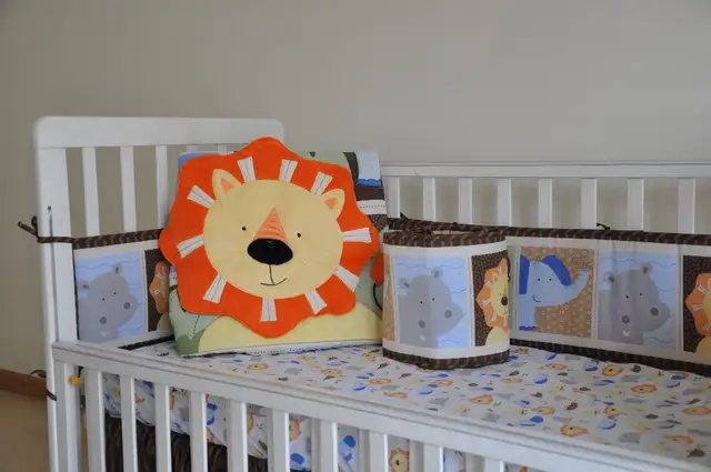 8 Pc Crib Infant Room Kids Baby Bedroom Set Nursery Bedding Brown