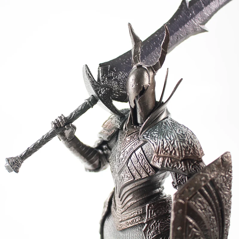 DXF черная фигурка рыцаря воина с мечом щит Dark Souls Коллекционная модель игрушки