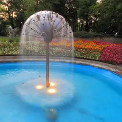 1 "1,5" 2 "3" Одуванчик сопло-полушарие, Фонтанная насадка, бассейн фонтан, ландшафтный хрустальный шар одуванчика водонапорная насадка